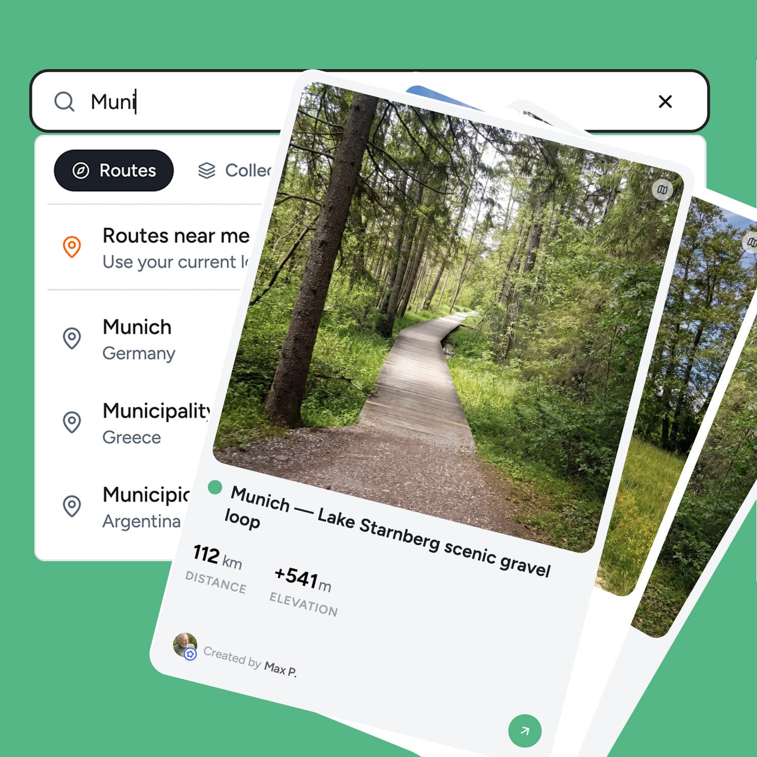 Discover routes